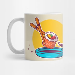 Sushi, Chopstick And Shoyu Mug